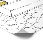 Spaß-Poster Poster (Ecke)