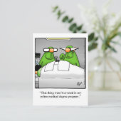 Spaß Poster "Spectickles" Postkarte (Stehend Vorderseite)