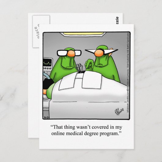 Spaß Poster "Spectickles" Postkarte (Vorne/Hinten)