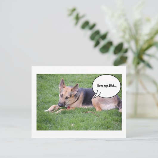 Spaß Postkarte (Stehend Vorderseite)