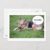 Spaß Postkarte (Vorne/Hinten)