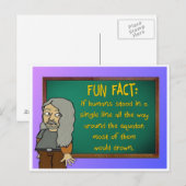 Spaß: Postkarte (Vorne/Hinten)