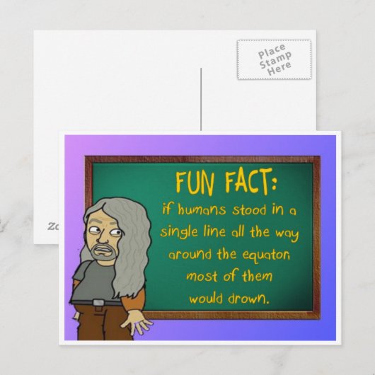 Spaß: Postkarte (Vorne/Hinten)