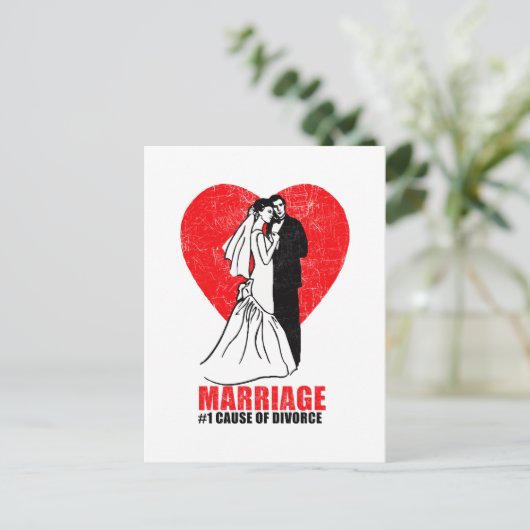 Spaß Postkarte (Stehend Vorderseite)