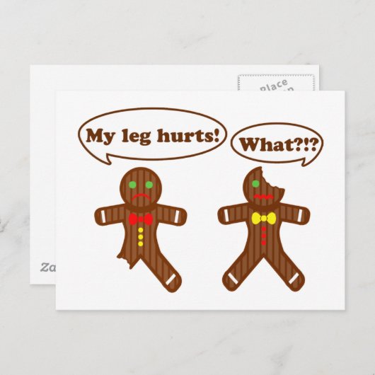 Spaß Postkarte (Vorne/Hinten)