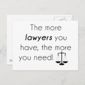 Spaß Postkarte (Vorne/Hinten)