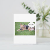 Spaß Postkarte (Stehend Vorderseite)