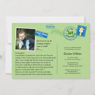 Spaß Postkarte Geburtstagsparty Einladung