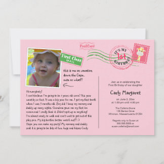 Spaß Postkarte Geburtstagsparty Einladung