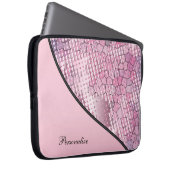 Spaß Psychedelisches Rosa mit einem Spritzer rosa Laptopschutzhülle (Vorne Rechts)