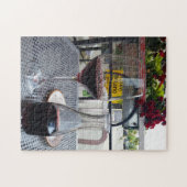 Spaß! Puzzle - Glas Wein auf Patio (Horizontal)