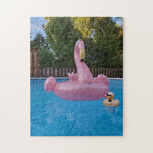 Spaß! Puzzle - Sommertag am Pool (Vertikal)