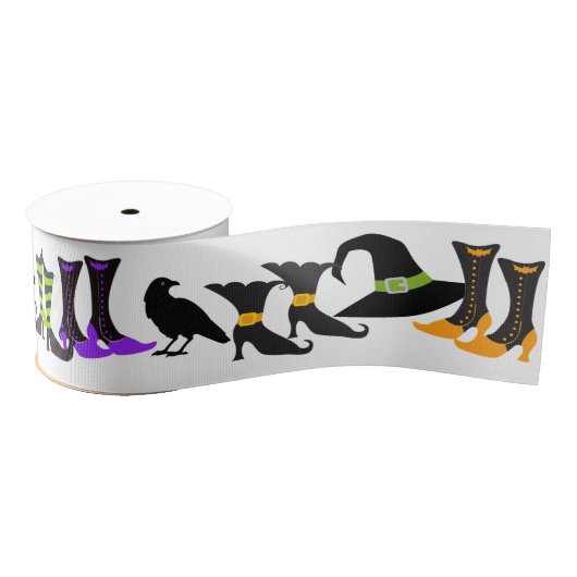 Spaß Quirky Halloween Ribbon Ripsband (Spule)