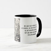 Spaß Quotes floral Katzen Dinge Dinge Nothing Tasse (VorderseiteRechts)