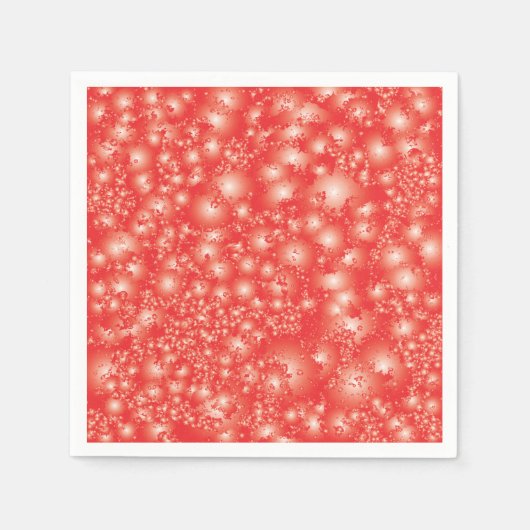 Spaß RED Abstrakt Ink Super Splash Muster Serviette (Vorderseite)