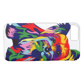 Spaß-Regenbogen Yorkie Case-Mate iPhone Hülle (Rückseite (Horizontal))
