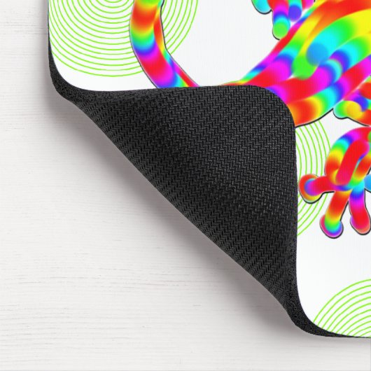 Spaß-RegenbogenSalamander Mousepad (Ecke)