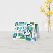 Spaß-Retro Anmerkungs-Karte Karte (Gelbe Blume)