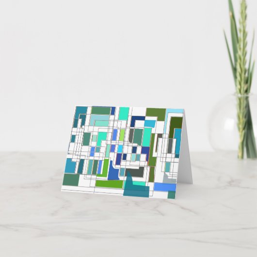 Spaß-Retro Anmerkungs-Karte Karte (Vorderseite)