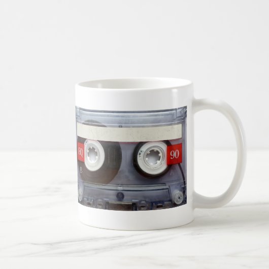 Spaß-Retro Kassette Kaffeetasse (Rechts)