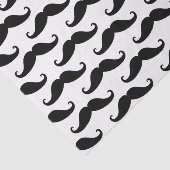 Spaß-Retro Lenkstangen-Schwarzweiss-Schnurrbart Seidenpapier (Ausschnitt)