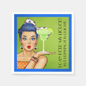 Spaß Retro Liquor (Party) Cocktail Napkins Serviette (Vorderseite)