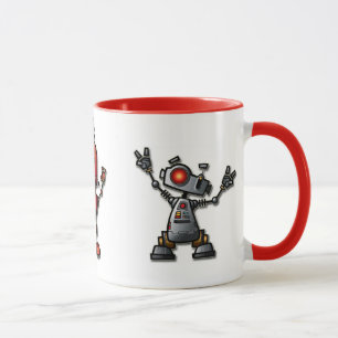 Spaß-Roboter-Tasse Tasse