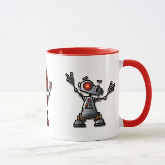 Spaß-Roboter-Tasse Tasse (Rechts)