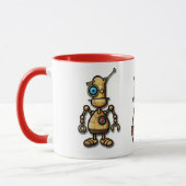 Spaß-Roboter-Tasse Tasse (Links)