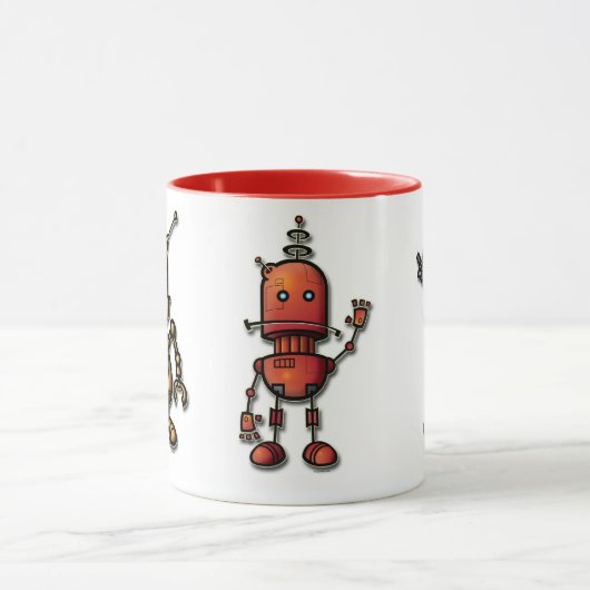 Spaß-Roboter-Tasse Tasse (Zentrum)