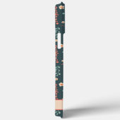 Spaß rosa Aquamarine Blume Moderne Namensinspirivi Case-Mate iPhone Hülle (Rückseite / Rechts)