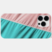 Spaß! Rosa und grüne Stoffe Case-Mate iPhone Hülle (Rückseite (Horizontal))