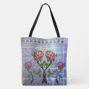 Spaß Rose Jeans Look Tasche