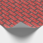 Spaß, rote klassische geschenkpapier (Ecke)