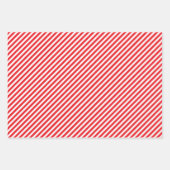 Spaß roter Muster Geschenkpapier Set (Vorderseite 2)