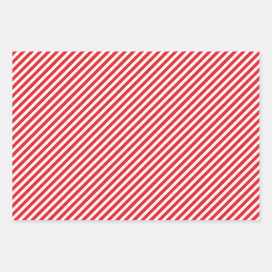 Spaß roter Muster Geschenkpapier Set (Vorderseite 2)