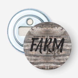 Spaß rustikal FARM LIFE in Skript | Flaschenöffner