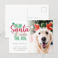 Spaß Santa war der Urlaub des Hundes Foto