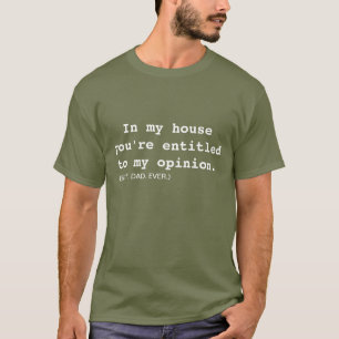 Spaß Sarcastic Sachen Vater Say T-Shirt