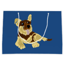 Spaß-Schäferhund-Hundekunst-Entwurf