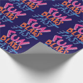 Spaß schlägt schnell geschenkpapier (Ecke)
