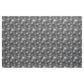 Spaß-Schneeflocke-Druck-Gewebe, grau Stoff (Fat Quarter (45,7 x 55,9 cm))