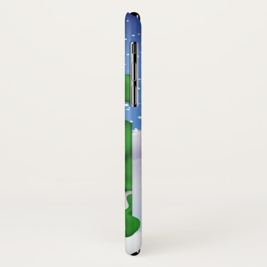 Spaß-Schneemann iPhone Fall Case-Mate iPhone Hülle (Hinten/Links)