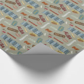 Spaß, Schottland-Packpapier Geschenkpapier (Ecke)