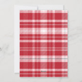 Spaß schrieb frohe Weihnachten auf einem gezeichne (Rückseite)