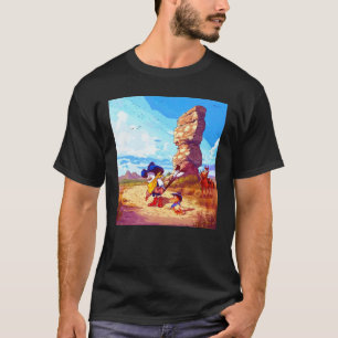 Spaß Schwalbenschwanz Fliegenfänger und Rusty die T-Shirt