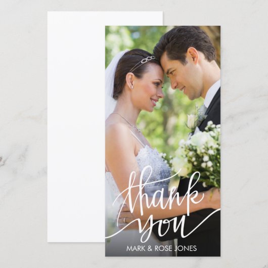 Spaß Script Hochzeit danke (Vorne/Hinten)