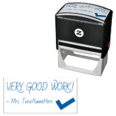 Spaß "SEHR GUTE ARBEIT!" Briefmarke aus Kautschuk Permastempel (Beispiel)