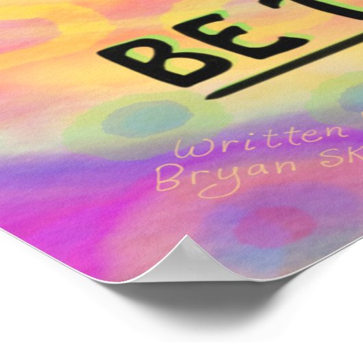 Spaß sei die nette Kid Inspiration School Poster (Ecke)