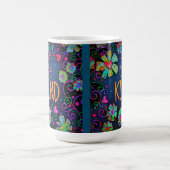 Spaß sei nette florale Inspirivity Boho Trendy Kaffeetasse (Mittel)